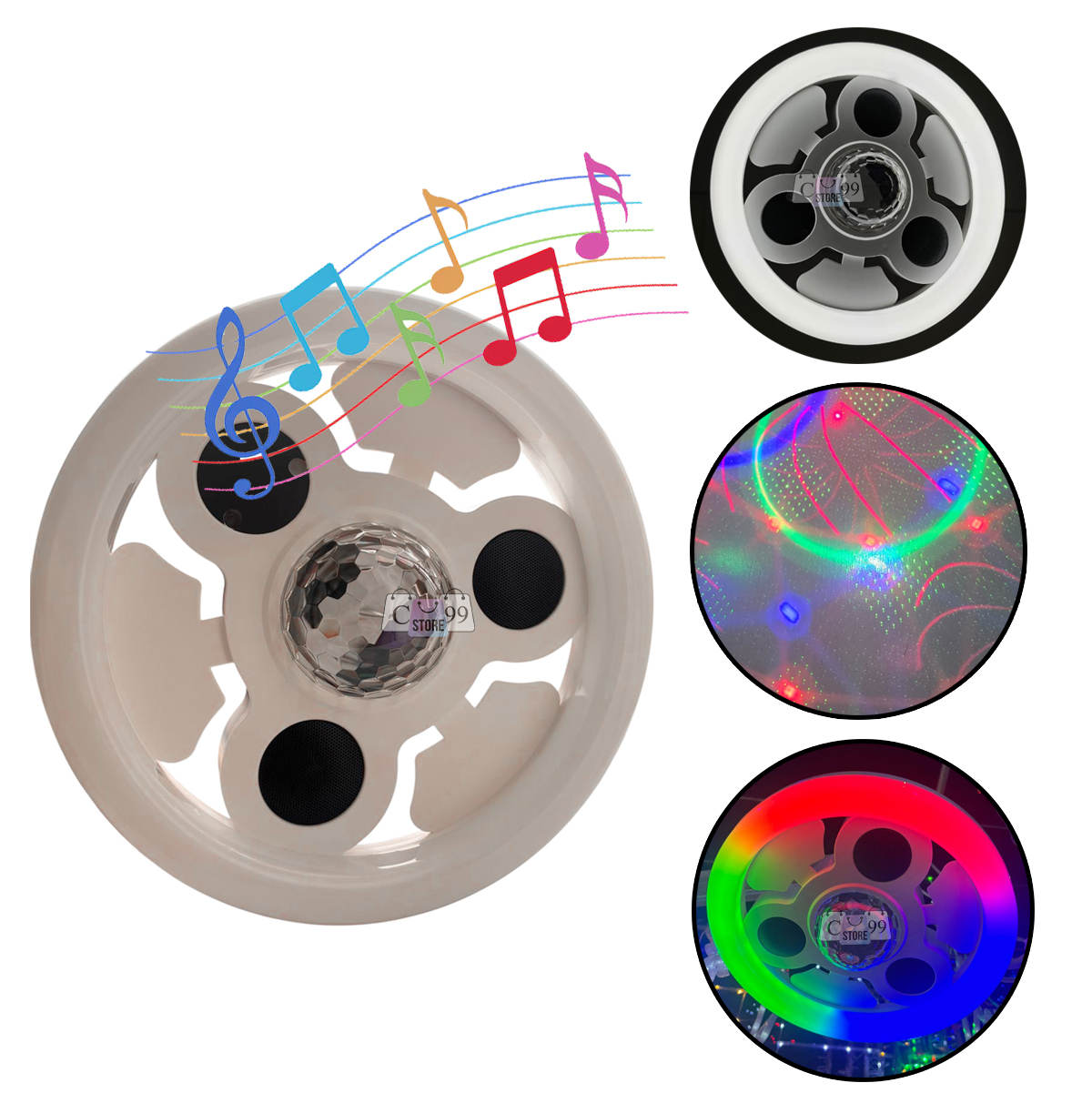 Miniatura 4 de Bombillo Bluetooth Rgb Discoteca